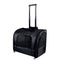 Trixie Troler Transport Elegance pentru Pisici si Caini pana la 10kg, Maner Retractabil, 45x41x31cm, Negru