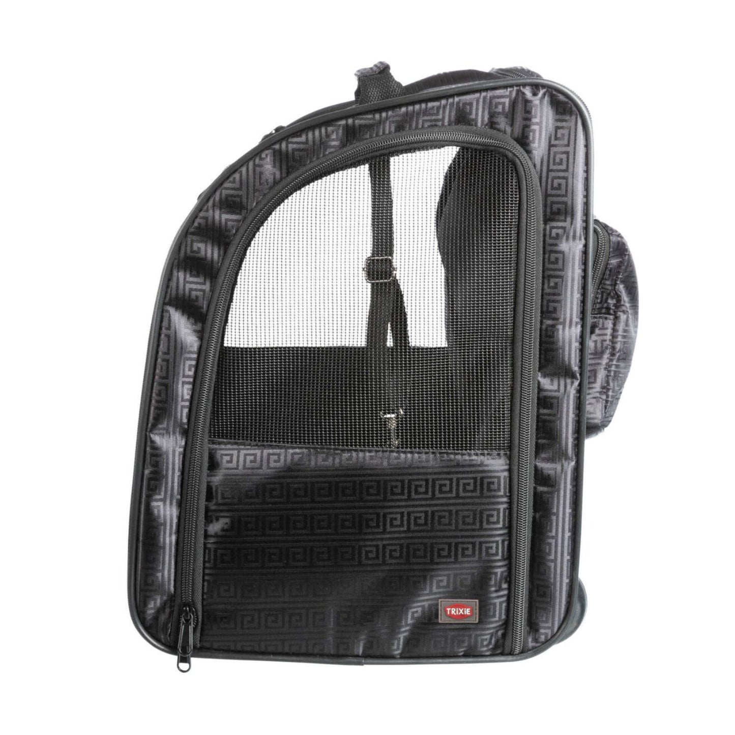 Trixie Troler Transport Elegance pentru Pisici si Caini pana la 10kg, Maner Retractabil, 45x41x31cm, Negru