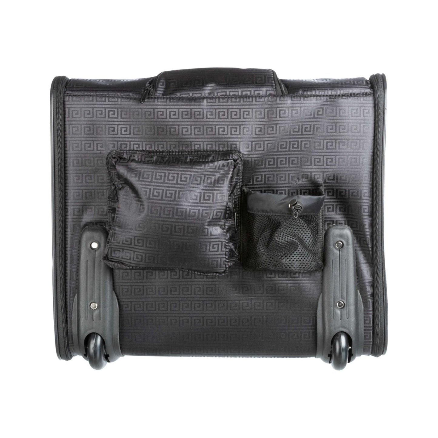 Trixie Troler Transport Elegance pentru Pisici si Caini pana la 10kg, Maner Retractabil, 45x41x31cm, Negru
