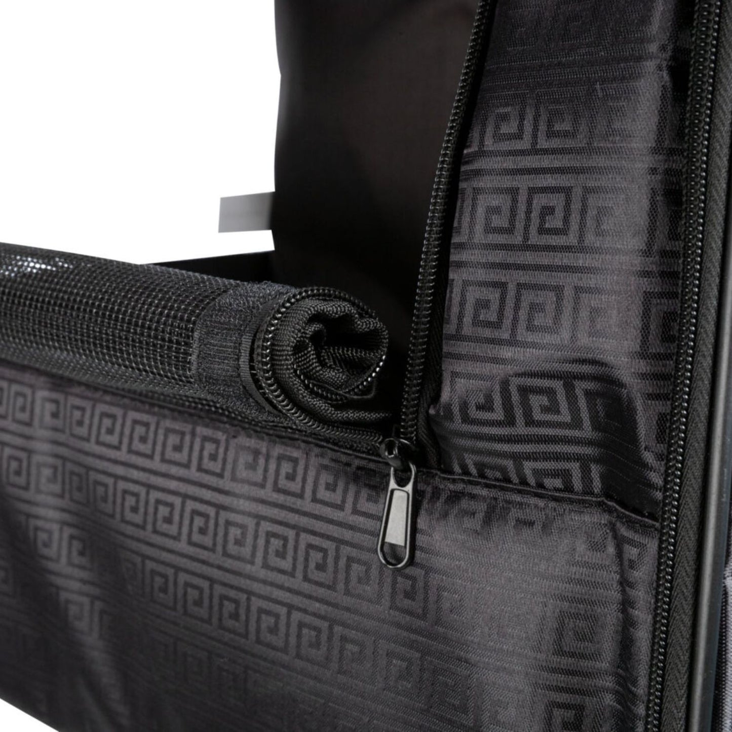Trixie Troler Transport Elegance pentru Pisici si Caini pana la 10kg, Maner Retractabil, 45x41x31cm, Negru
