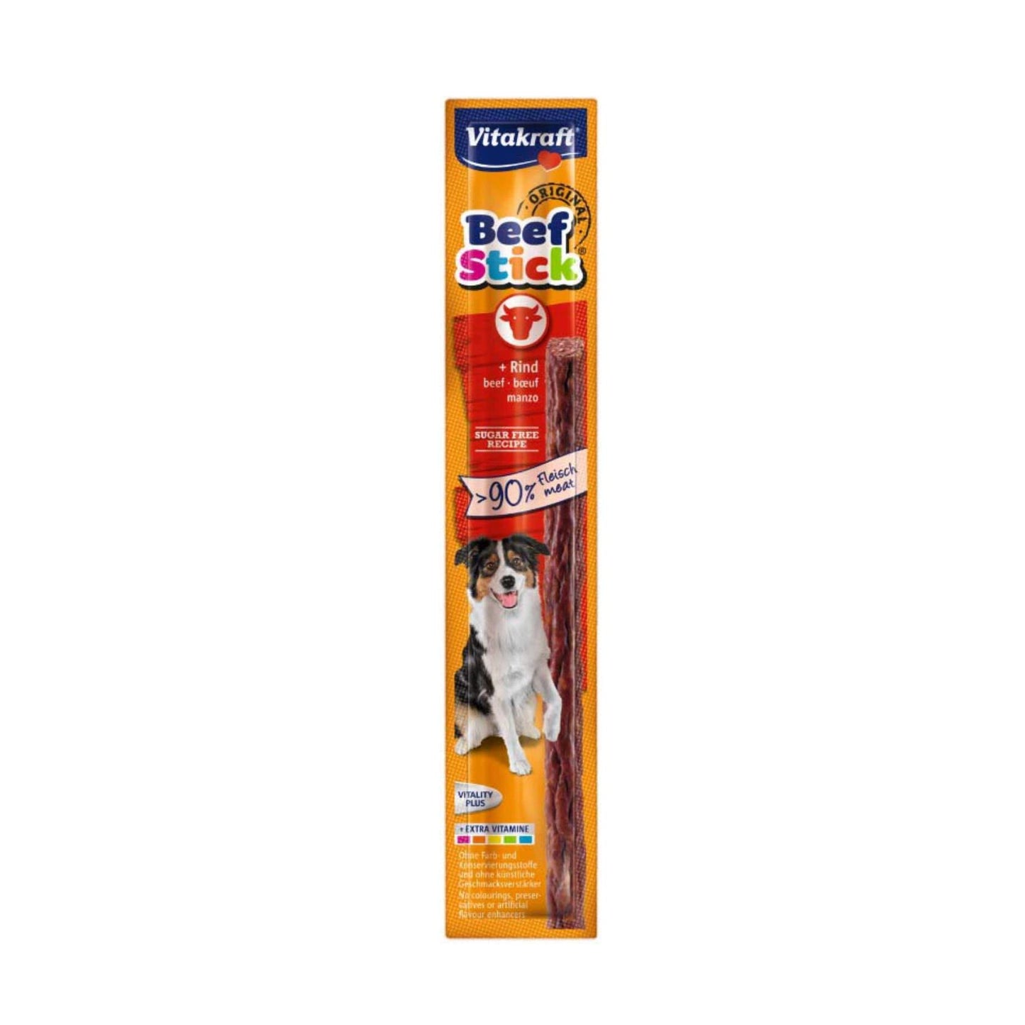 Vitakraft Beef Stick, Recompensa pentru Caini cu Vita, 12g