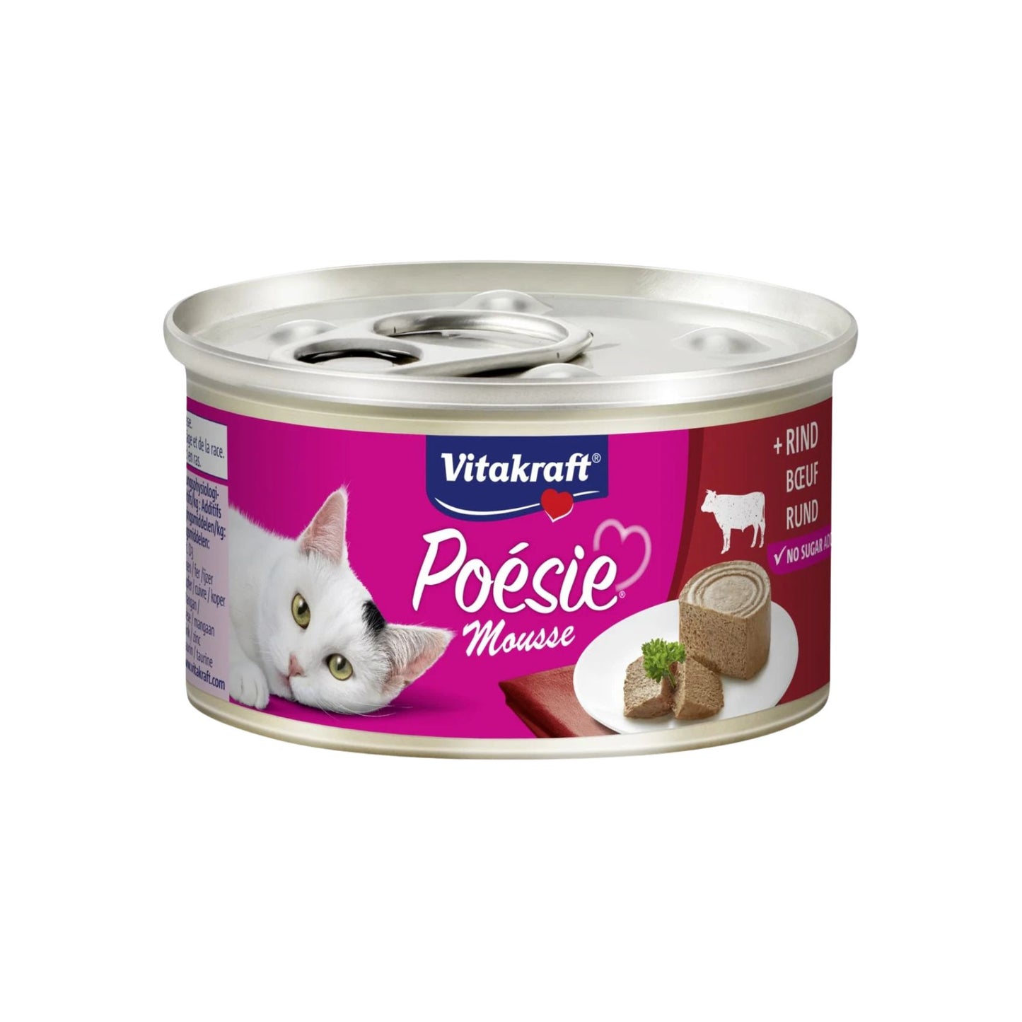Vitakraft Poesie Mousse, Hrana Umeda pentru Pisici, cu Vita, 85g