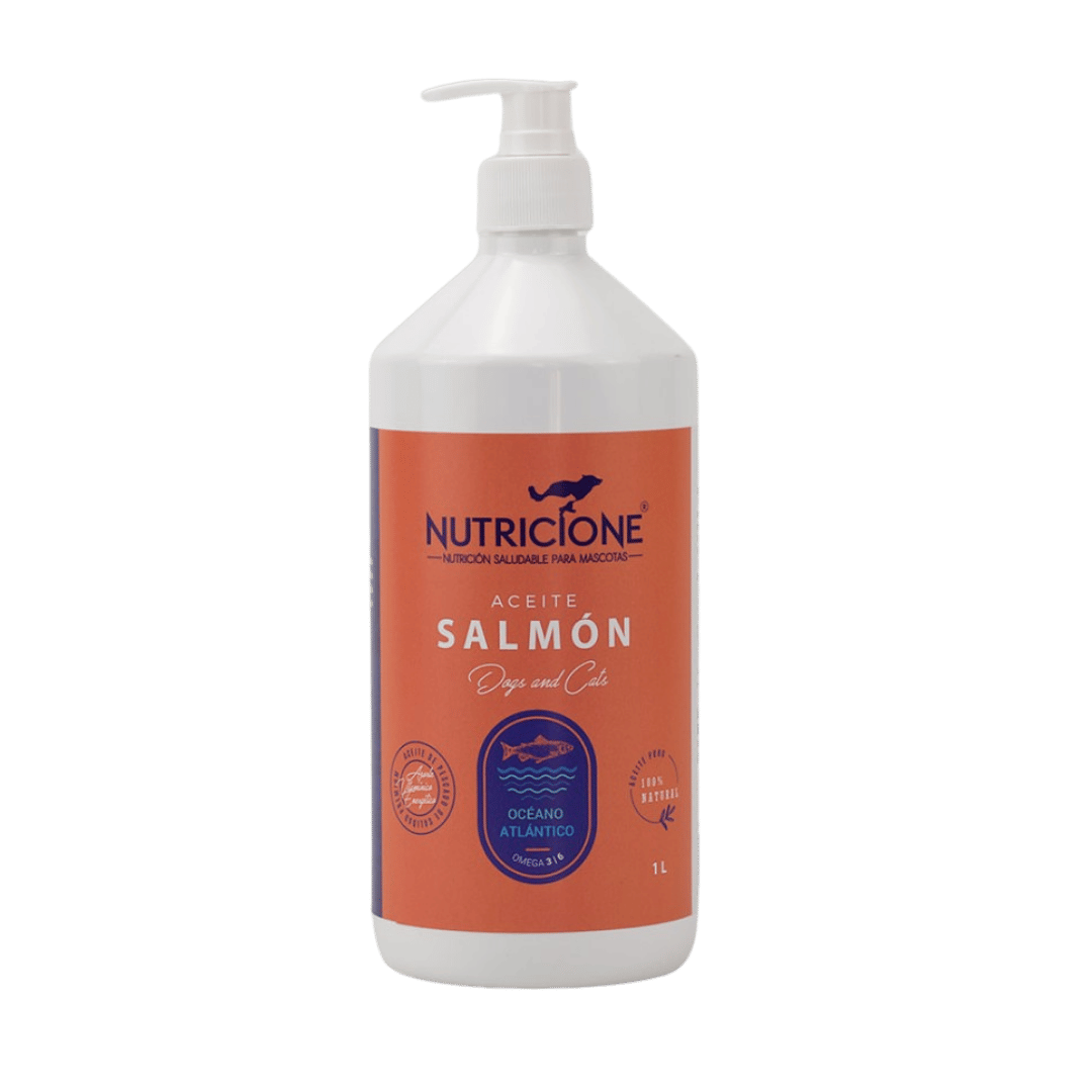 Ulei de somon 100% natural Nutricione 1 L – supliment pentru câini și pisici