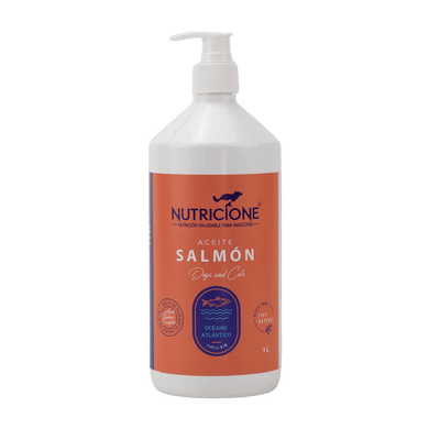 Ulei de somon 100% natural Nutricione 1 L – supliment pentru câini și pisici