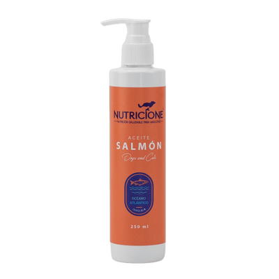 Ulei de somon 100% natural Nutricione 250 ml – supliment cu omega 3 și 6 pentru câini și pisici