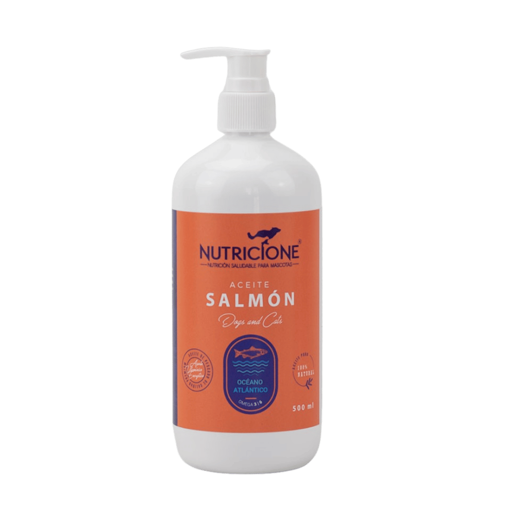 Ulei de somon 100% natural Nutricione 500 ml – supliment cu omega 3 și DHA pentru câini și pisici