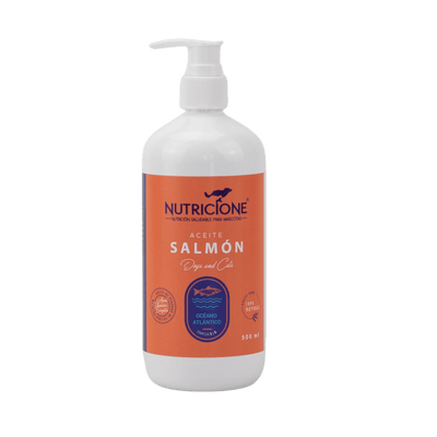 Ulei de somon 100% natural Nutricione 500 ml – supliment cu omega 3 și DHA pentru câini și pisici