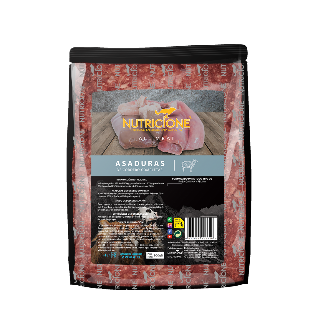 BARF 100% organe de miel pentru câini și pisici – Nutricione, 500 g