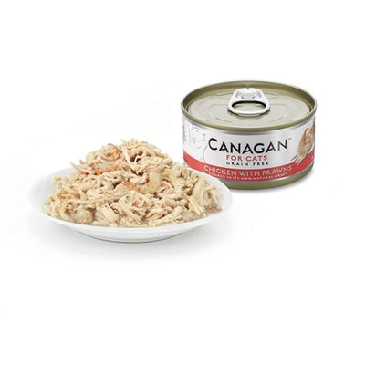 Canagan Chicken with Prawns Conserva Hrana Umeda Ultra Premium pentru Pisici cu Pui si Creveti, 75g