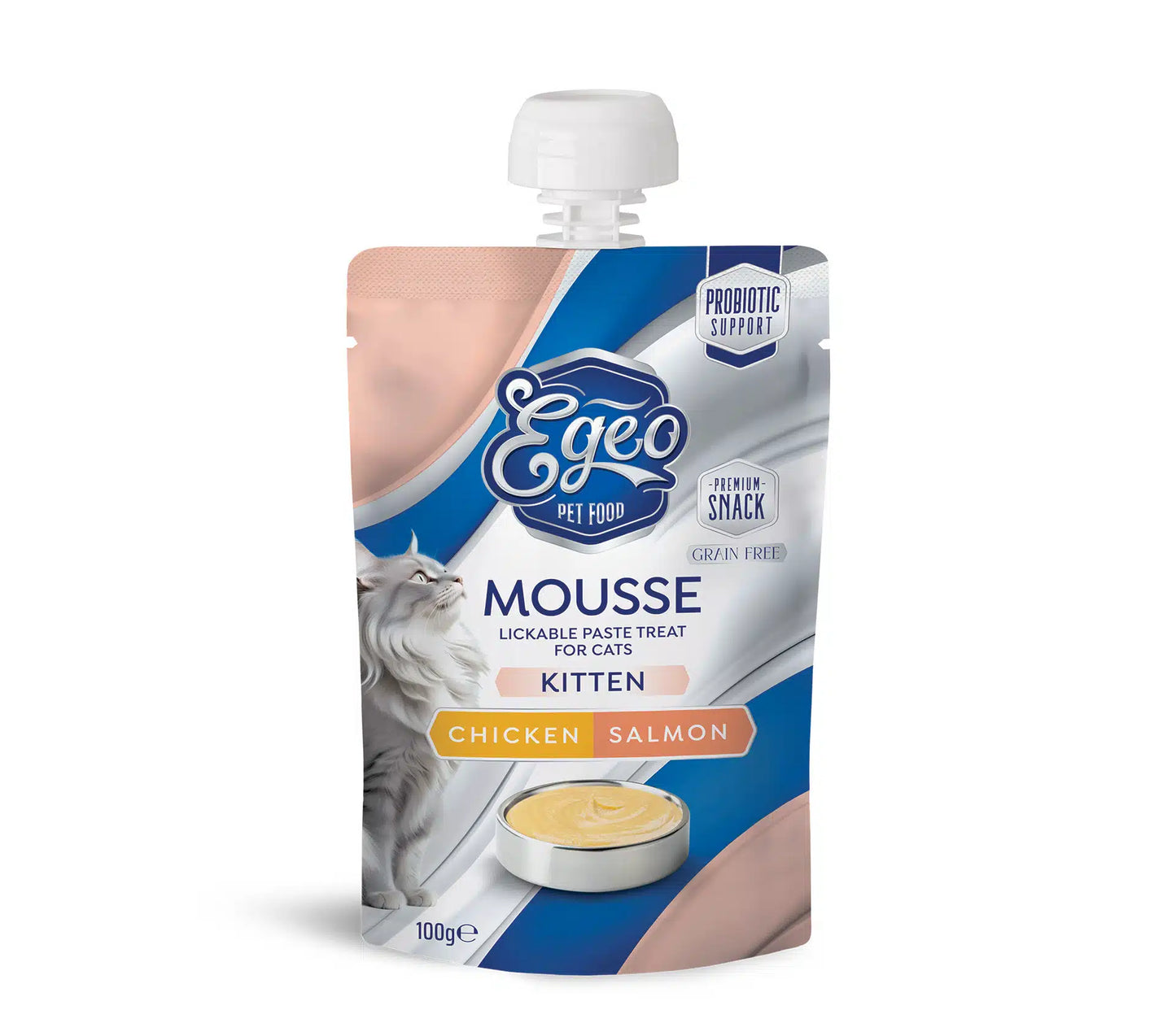 Chicken & Salmon Mousse (KITTEN) 100 gr