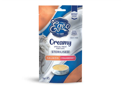 Cremă cu somon și merișoare (Creamy Salmon & Cranberry 5x15gr) 75 gr