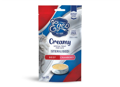 Cremă cu Vită & Merișor (Creamy Beef & Cranberryn 5x15gr) 75 gr