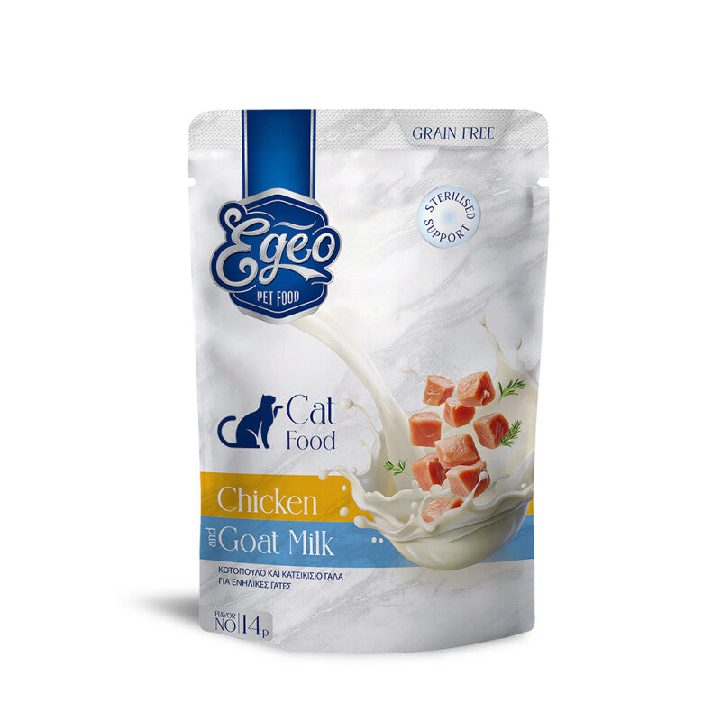 EGEO Cat Adult cu Pui & Lapte de Capra 85g