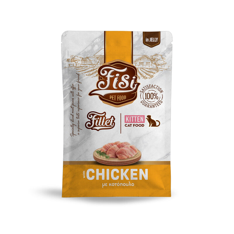 File cu pui in Jeleu pentru pui de pisica (Kitten)  85g