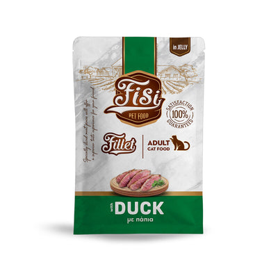 File pentru Pisici Adulte - Rata in Jeleu in Plicuri 85g