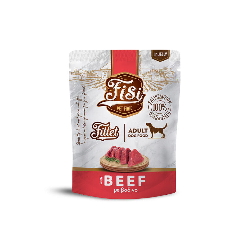 File cu Vita in Jeleu pentru Caine Adult in Plicuri 500g