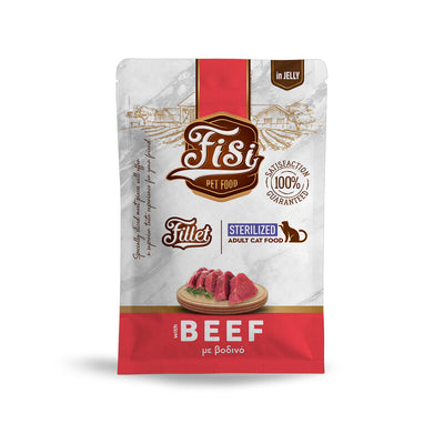 File cu Vita in Jeleu pentru Pisici Sterilizate  85g