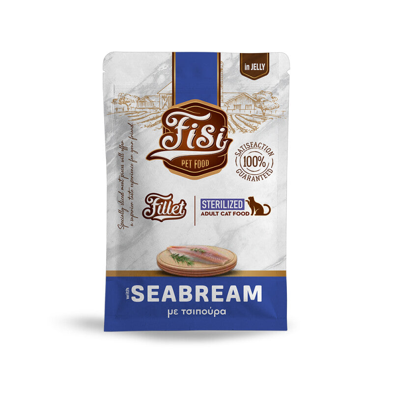 File cu dorada in Jeleu pentru Pisici Sterilizate  85g