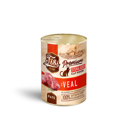 FISI Cat Sterilized Veal Pâté 400gr