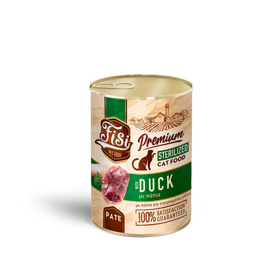 FISI Cat Sterilized Duck Pâté 400gr