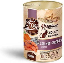 FISI CATADULT SALMON SARDINES & CARROT CHUNK 400gr