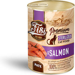 FISI CATSTERILIZED SALMON PATE 400gr