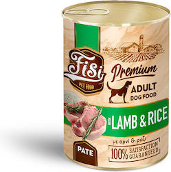 FISI DOG ADULT LAMB & RICE PATE 400gr
