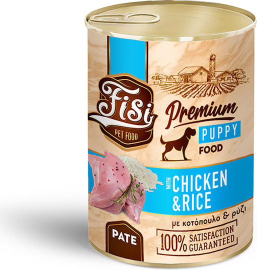 FISI Dog Puppy Chicken & Rice Pate 400gr