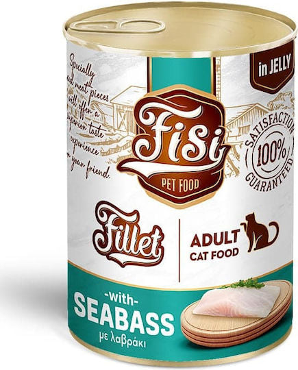 Fille Cat Adult Sea Bass in Jelly 400gr