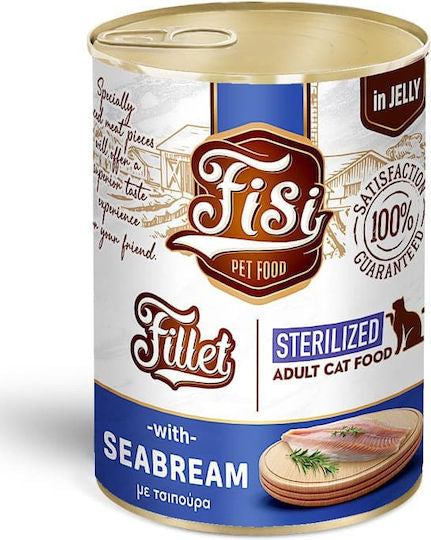 Fille Cat Adult Sea Bream in Jelly Sterilized 400gr