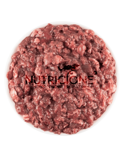 BARF complet pentru câini din carne de rață – aspect și textură produs