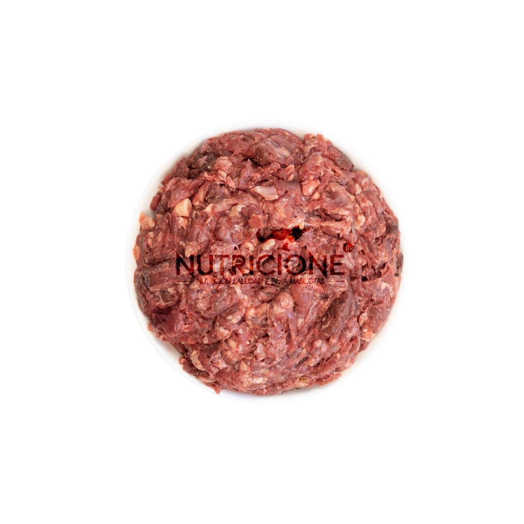 BARF pentru pisici din carne de vită și pui – amestec crud complet