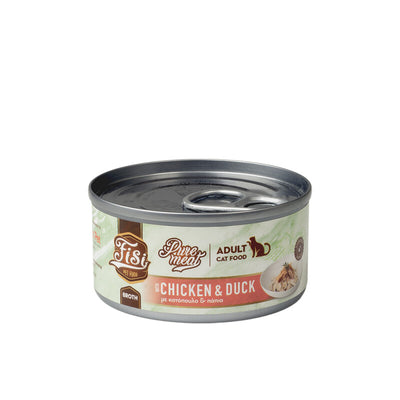 Pure Meat Cat Adult cu Pui & Rata 80gr