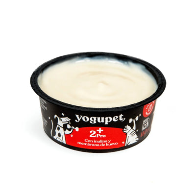 Yogupet 2+ Pro Iaurt Pasteurizat cu Inulina si Membrana de Ou pentru Caini si Pisici 110g