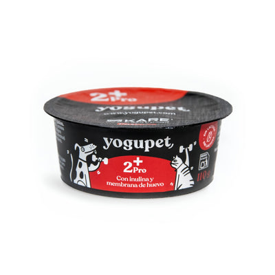 Yogupet 2+ Pro Iaurt Pasteurizat cu Inulina si Membrana de Ou pentru Caini si Pisici 110g