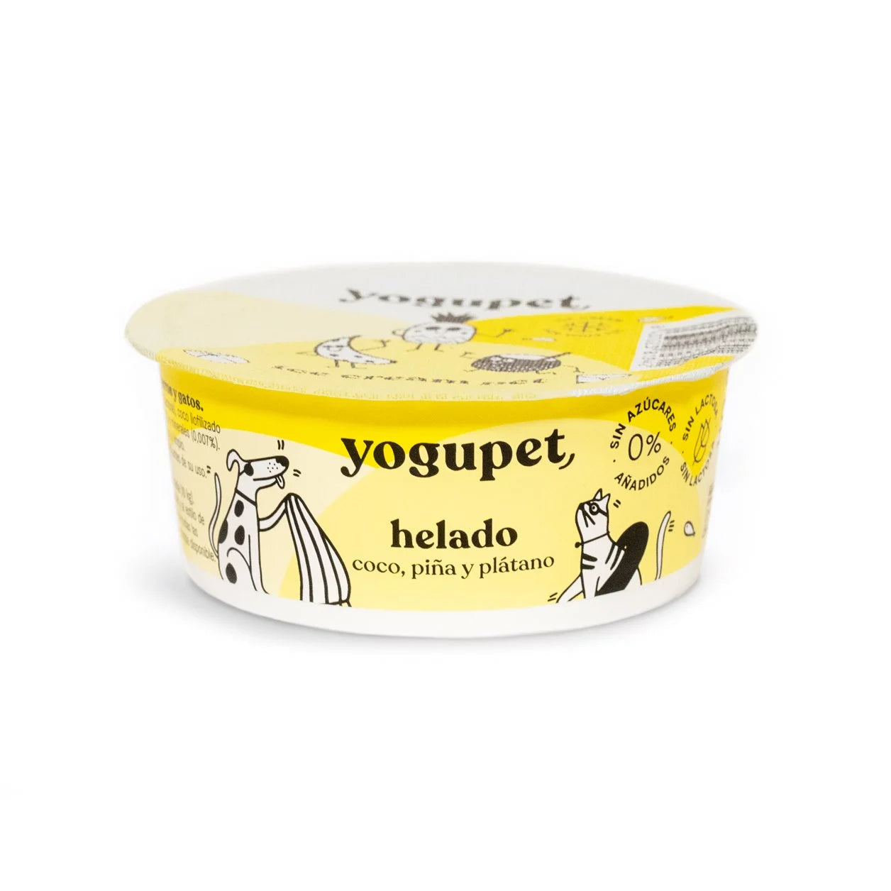 Yogupet Inghetata cu Cocos, Ananas si Banana pentru Caini si Pisici 110g