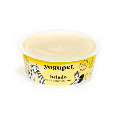 Yogupet Inghetata cu Cocos, Ananas si Banana pentru Caini si Pisici 110g